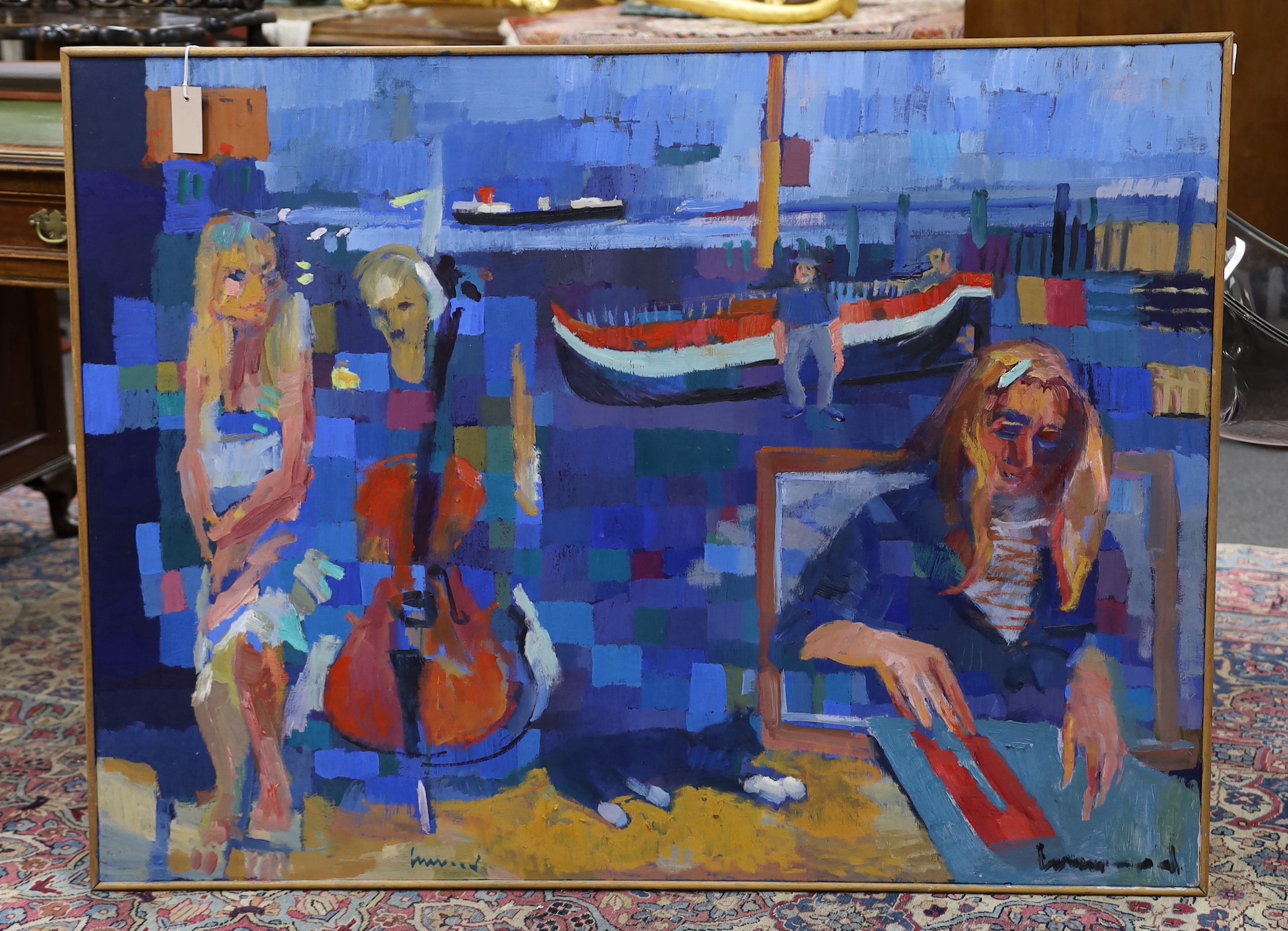Derek Inwood (1925-2012), oil on canvas, 'Venus', signed, 90 x 120cm